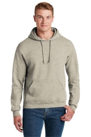 OATMEAL HEATHER 996M jerzees-nublend pullover hooded sweatshirt