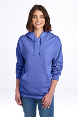 PERIWINKLE BLUE 996M jerzees nublend pullover hooded sweatshirt