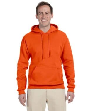 SAFETY ORANGE 996 adult nublend fleecepullover hooded sweatshirt