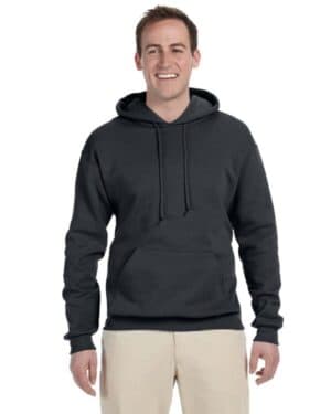 CHARCOAL GREY 996 adult nublend fleecepullover hooded sweatshirt