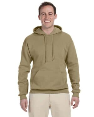 KHAKI 996 adult nublend fleecepullover hooded sweatshirt