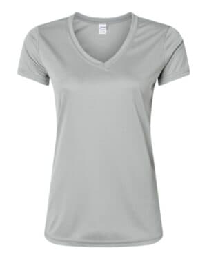 MEDIUM GREY Paragon 203 women's vera v-neck t-shirt