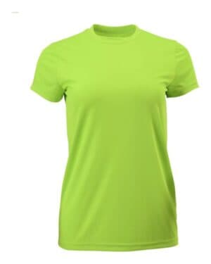 NEON LIME Paragon 204 women's islander performance t-shirt