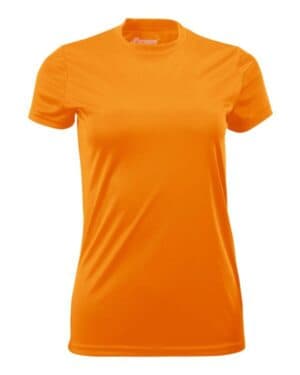 NEON ORANGE Paragon 204 women's islander performance t-shirt