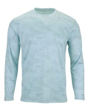 AQUA BLUE Paragon 217 pompano performance camo long sleeve t-shirt