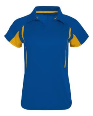 ROYAL/ LIGHT GOLD Holloway 222730 women's two-tone avenger polo