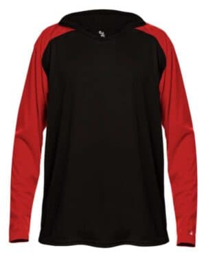 Badger 2235 breakout youth hooded t-shirt