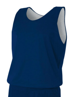NAVY/ WHITE A4N2206 a4 sprint youth reversible mesh tank