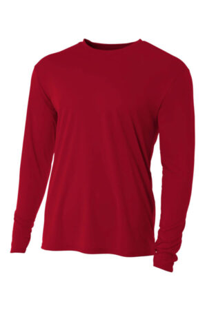 CARDINAL A4N3165 a4 cooling performance long sleeve tee