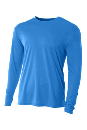 ELECTRIC BLUE A4N3165 a4 cooling performance long sleeve tee