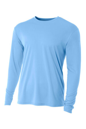 LIGHT BLUE A4N3165 a4 cooling performance long sleeve tee