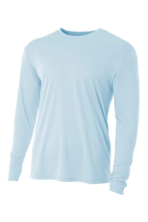 PASTEL BLUE A4N3165 a4 cooling performance long sleeve tee