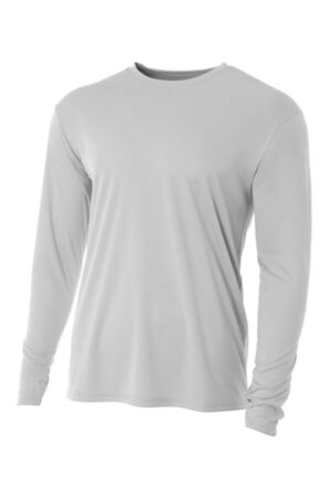 SILVER A4N3165 a4 cooling performance long sleeve tee