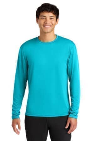 ELECTRIC BLUE ELECTRIC BLUE A4N3165 a4 cooling performance long sleeve tee