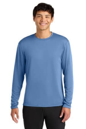 LIGHT BLUE LIGHT BLUE A4N3165 a4 cooling performance long sleeve tee
