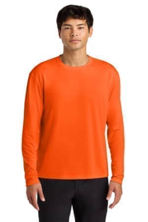 SAFETY ORANGE A4N3165 a4 cooling performance long sleeve tee