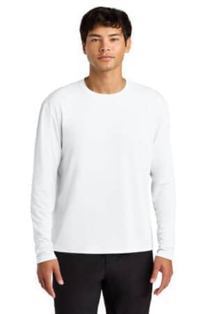 WHITE WHITE A4N3165 a4 cooling performance long sleeve tee