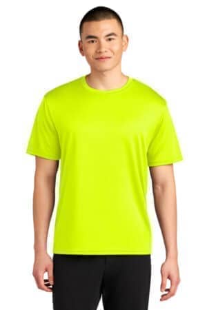 SAFETY YELLOW A4N3402 a4 sprint performance tee