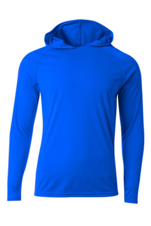 A4N3409 a4 cooling performance long sleeve hooded tee
