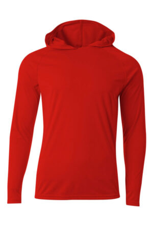 A4N3409 a4 cooling performance long sleeve hooded tee