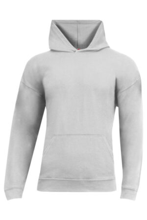 SILVER A4N3528 a4 softek long sleeve hooded tee