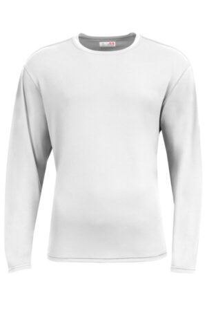 WHITE A4N3532 a4 airflex long sleeve tee