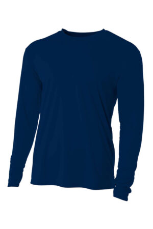 NAVY A4NB3165 a4 youth cooling performance long sleeve tee
