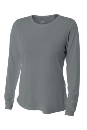 GRAPHITE A4NW3002 a4 women's cooling performance long sleeve tee