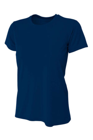 NAVY A4NW3201 a4 women's cooling performance short sleeve tee
