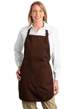 COFFEE BEAN A500 port authority full-length apron with pockets