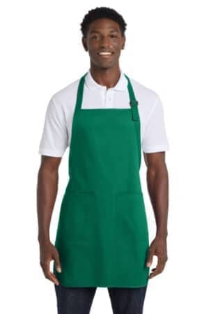 KELLY GREEN KELLY GREEN A500 port authority full-length apron with pockets