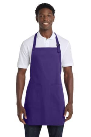 A500 port authority full-length apron with pockets