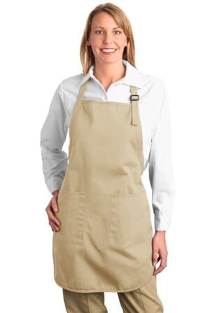STONE STONE A500 port authority full-length apron with pockets