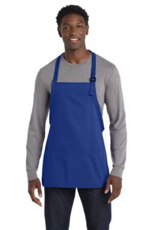 ROYAL ROYAL A510 port authority medium-length apron with pouch pockets