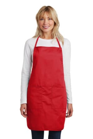 RED A520 port authority full-length apron