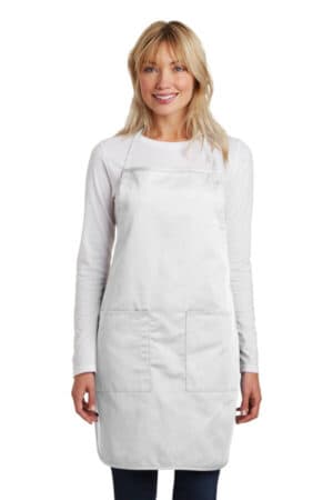 WHITE A520 port authority full-length apron
