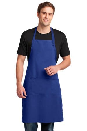ROYAL A700 port authority easy care extra long bib apron with stain release