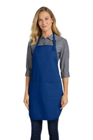 ROYAL ROYAL A703 port authority easy care full-length apron with stain release