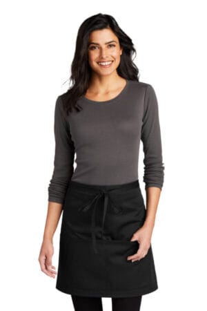 A706 port authority easy care half bistro apron with stain release