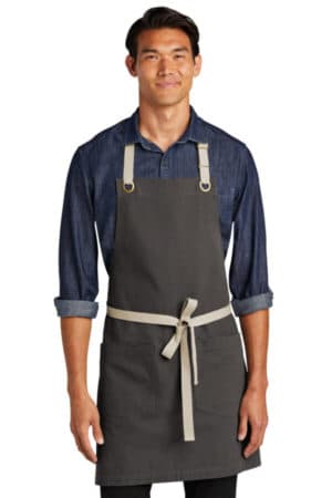A815 port authority canvas full-length two-pocket apron