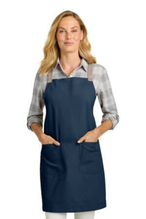 RIVER BLUE NAVY A902 port authority signature heavy twill crossback apron