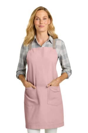 ROSE QUARTZ A902 port authority signature heavy twill crossback apron