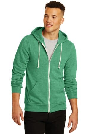 Alternative apparel AA9590 alternative rocky eco-fleece zip hoodie
