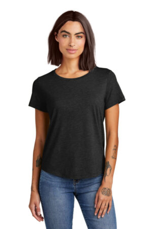 SPACE BLACK AL2015 allmade women's relaxed tri-blend scoop neck tee