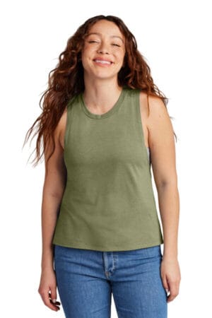 OLIVE YOU GREEN AL2020 allmade women's tri-blend muscle tank