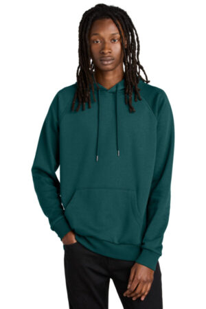 DEEP SEA GREEN AL5000 allmade unisex organic cvc fleece pullover hoodie