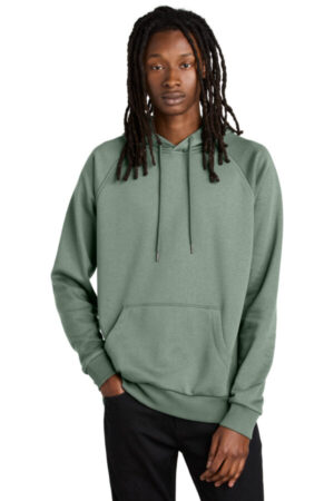 MATCHA GREEN AL5000 allmade unisex organic cvc fleece pullover hoodie