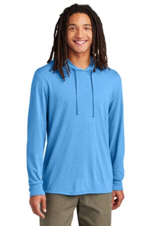 AZURE BLUE AL6003 allmade unisex tri-blend hoodie tee