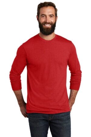RISE UP RED AL6004 allmade unisex tri-blend long sleeve tee