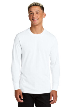 BRIGHT WHITE AL6104 allmade unisex long sleeve organic cotton tee